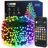 Brizled Pro smart Christmas lights spanning 66ft for broad holiday coverage.