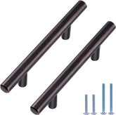 BRONZEHOMM bronze-solid cabinet handle 136mm for a durable kitchen upgrade.