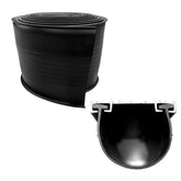 BRSGD garage door bottom seal 20ft fits most doors, sealing gaps to reduce drafts.