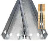 BRSGD universal vertical track right side 76in for smooth garage door movement