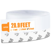 Bruiefpap weather strip 28-9ft door seal transparent helps reduce drafts and energy loss.