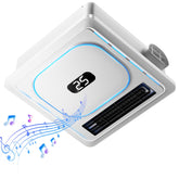 BSEED exhaust fan with Bluetooth speaker and heater, ceiling unit for ambiance.
