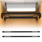 BSTSLL heavy-duty undermount brackets secure under-sink support with robust construction.