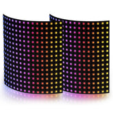 BTF-LIGHTING WS2812B ECO LED matrix 16x16 showing vibrant color displays