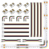 BTF-LIGHTING FCOB 12mm L-shaped connector for seamless corner joins.