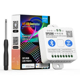 BTF-LIGHTING SP530E front view for compact, flexible LED control in any space