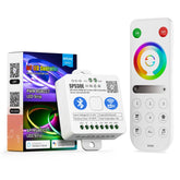 BTF-LIGHTING SP530E WiFi controller with remote for multi-zone lighting control