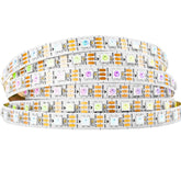 BTF-LIGHTING WS2812B LED strip close-up shows pure gold wire for stable brightness.