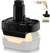 BTRUI Dewalt adapter product shot shows 20V to 12V conversion for Ni-MH tools