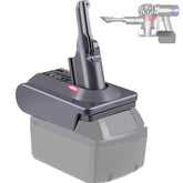 BTRUI Dyson V8 MIL18V8 adapter assembly enables efficient battery swap.