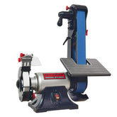 Bucktool Combo 2x42 belt sander side view for wood and metal projects