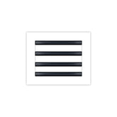 BUILDMART 10x8 white modern AC vent cover for a clean ceiling look