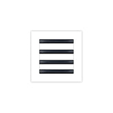 BUILDMART 8x8 white modern AC vent cover front view for a sleek ceiling upgrade