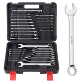 BULLTOOLS 32-piece wrench set in a box-case for organized storage and quick access