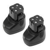 BURGARDEN two-pack 7.2V 3500mAh Ni-MH batteries ready for quick replacement.