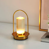 Butastur cordless table lamp base provides stable indoor setup.