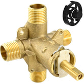 BUWTIQ 2510 shower valve with brass construction shown for durability.