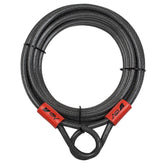 BV Heavy-Duty 30ft security cable with loops through bike frames for secure storage