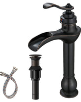 BWE vessel sink faucet in oil rubbed bronze with durable finish for classic bathroom style