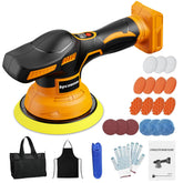 Byczone cordless buffer polisher kit drum head close-up for precise finishing