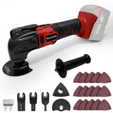 byczone cordless oscillating multitool with Milwaukee 18V compatibility for flexible power use