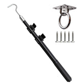 Bytcew extendable attic pull-down hook with adjustable reach and secure grip