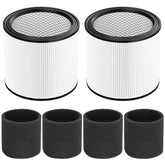 Cabiclean foam sleeve filter packaging shows durable replacement for vacuums