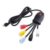 Cable Matters power squid 5-outlet multiplier expands outlets for a compact desk setup.