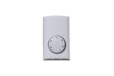 Cadet T522-W thermostat front view with easy dial for precise room control