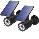 CAHOUGSMT solar lights front view delivering bright outdoor illumination for yards