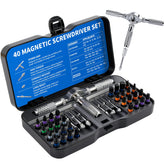 CAKKAGAMA 40-in-1 case view for portable on-the-go repairs.