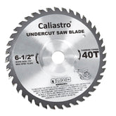 Caliastro 6-1/2-inch undercut saw blade ready for precise wood cuts