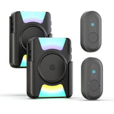 CallToU doorbell with belt clip for portable, hands-free alerts around the home.