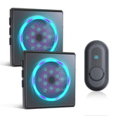 CallToU doorbell with strobe light signaling visitors for the hearing impaired.