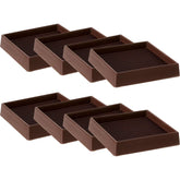 CalPalmy 4x4 caster cups top view with anti-slip grip for stable furniture