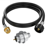 CALPOSE propane filter and 6ft hose assembly for clean fuel flow