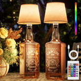 CAMCLIM wireless wine bottle lamp shade with remote for flexible lighting