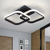 CANEOE LED ceiling light square 4500K for bright hallway illumination and modern style.