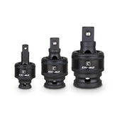 Capri Tools Premium Impact Universal Joint 1-4 drive reaching fasteners in tight spaces.