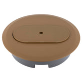 Carlon E97DSC Carmel cover top view for tile and carpet floor boxes