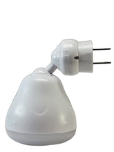 Carrismann Bright Night Light plugged into outlet for hands-free entry lighting