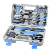 CARTMAN 126-piece tool set in blue case for versatile home repairs.
