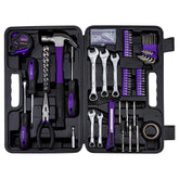 CARTMAN 148-piece tool set case open for easy access and organization.
