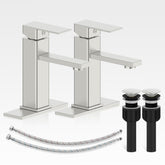 Casavilla bathroom faucet-2-sets viewed top view for cohesive vanity upgrade