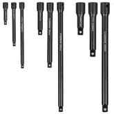 Casoman extension bar set in case closed view for easy transport and storage