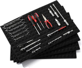 CASOMAN toolbox liner with non-slip top keeps tools in place during work