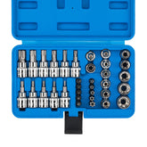 Casoman Torx bit socket set with T10–T60 for precise torque and versatile fastener access.
