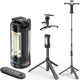 CAVN rechargeable camping lights with remote control for flexible outdoor illumination
