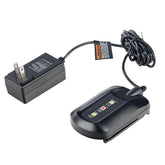 CELL9102 WA3742 charger front view designed for portable 20V battery charging.
