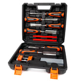 CENFORGE wood chisel set in case with tools, easy transport and protection